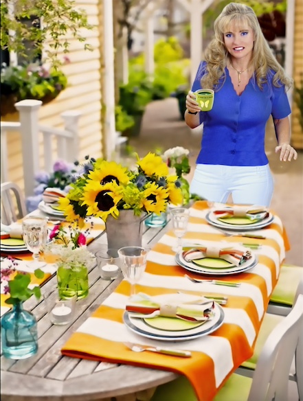 SSJ Outdoor Table Setting